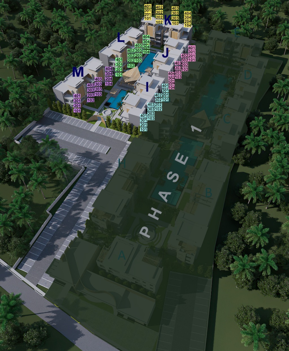 Phase 2 · Buildings I–M