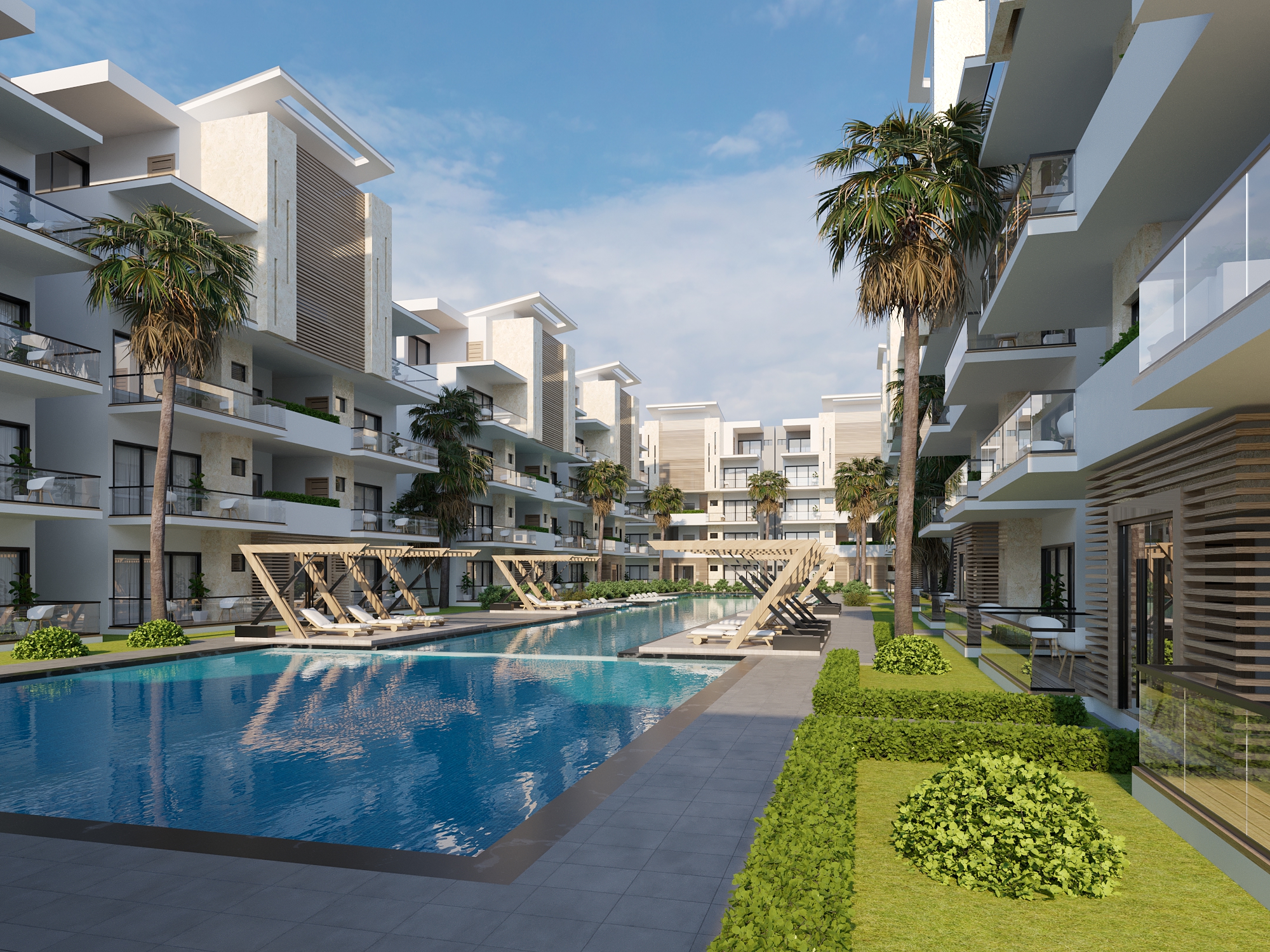 Pool walkway