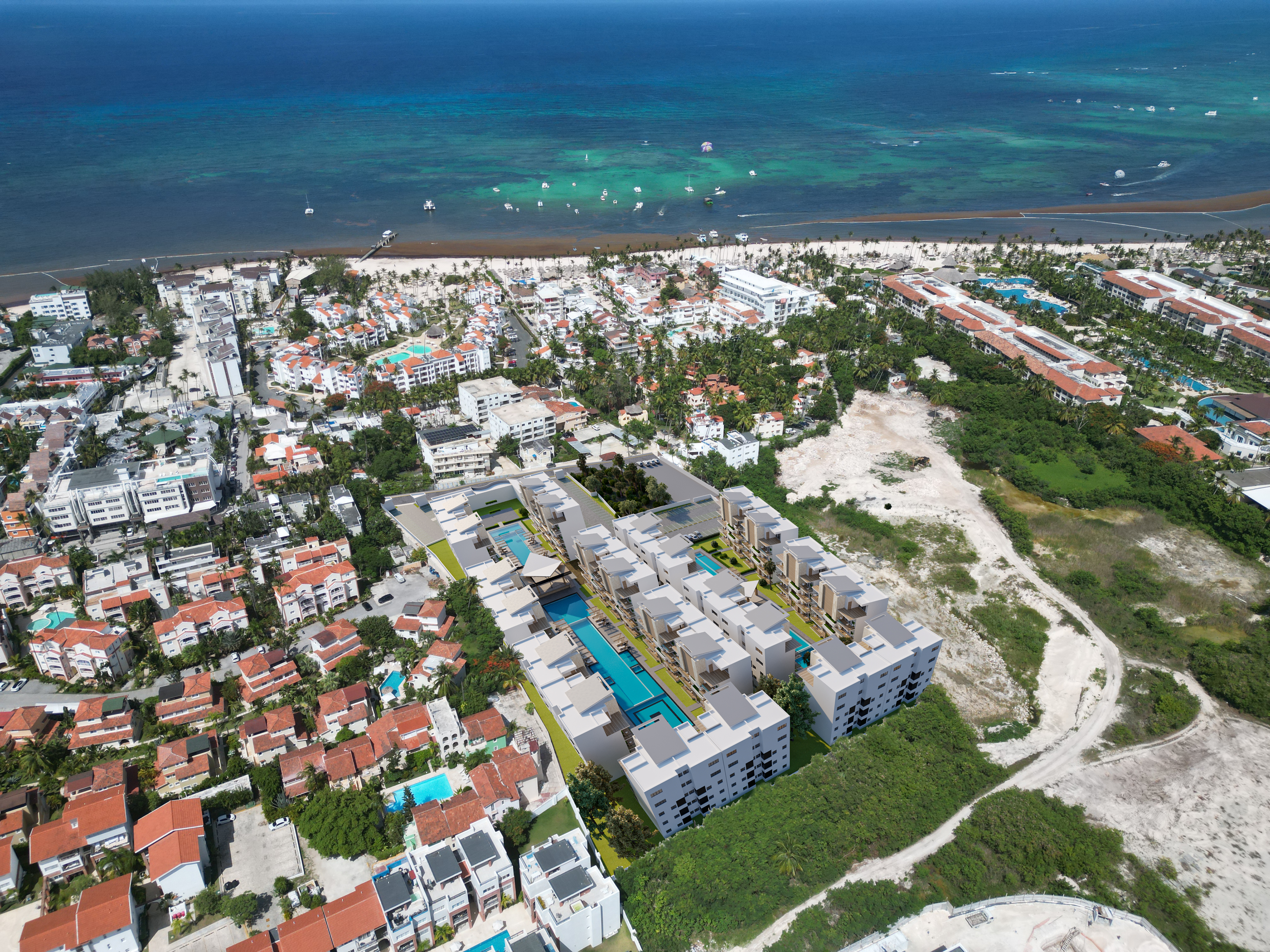Location context with beach